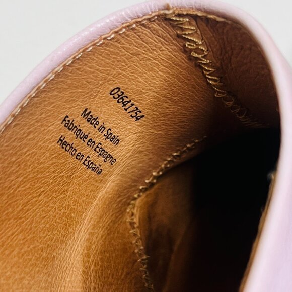 Free People Blush Leather Mules with Wooden Platform - Picture 6 of 7